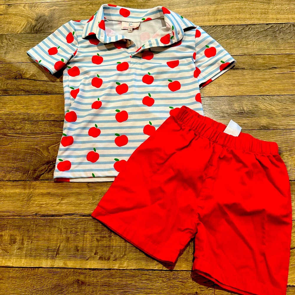 Smockingbird “Back to School” Shorts Set